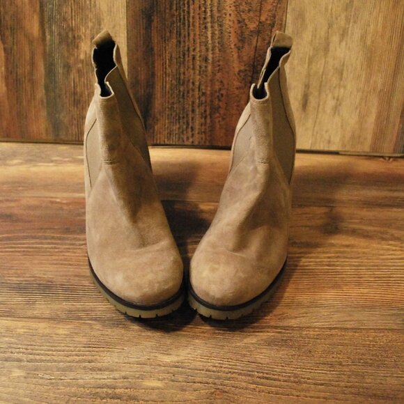 Alicia Leather Hiker Ankle Boot Size 10 Medium Brown Womens - Picture 2 of 5